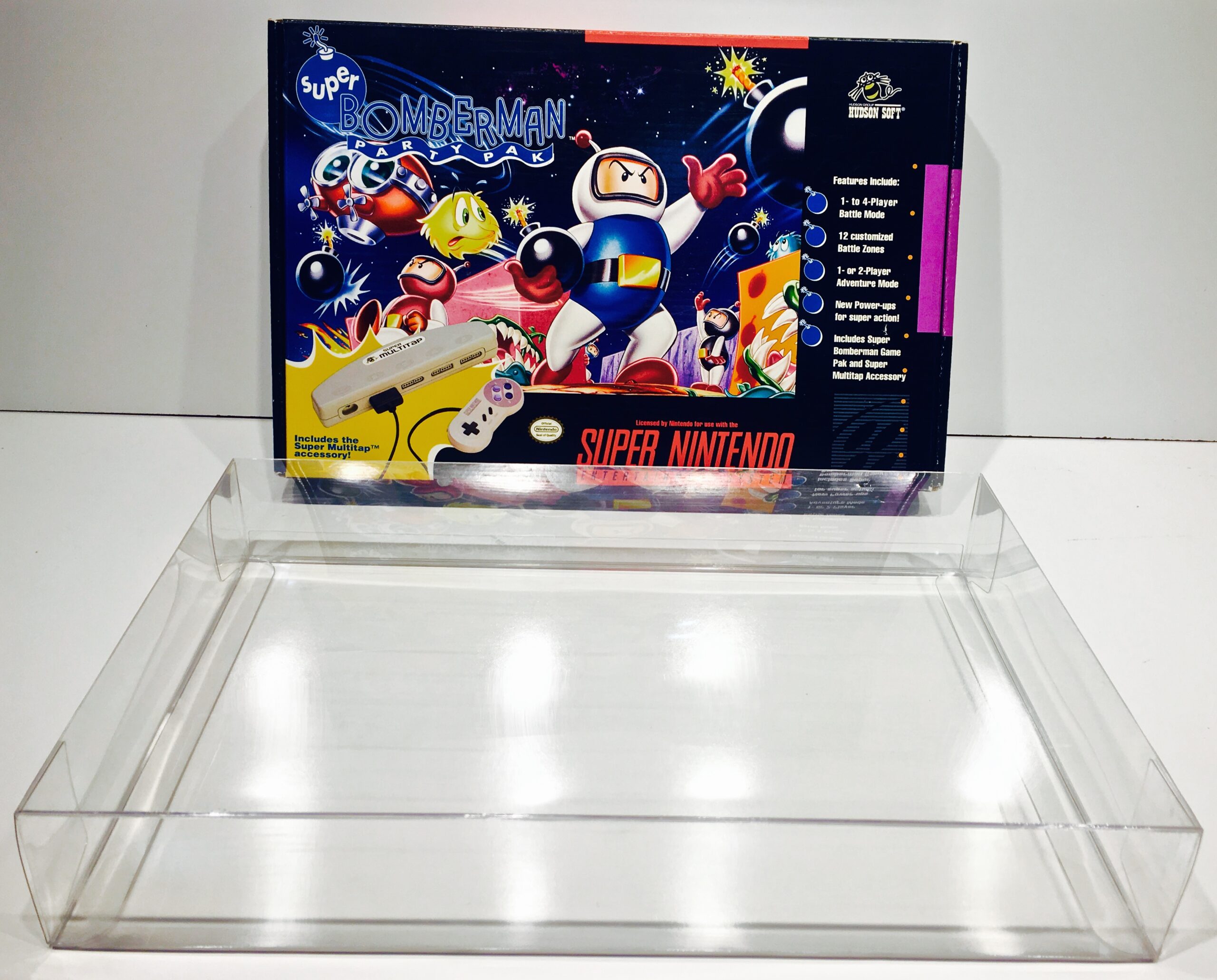 A look at the final case and cartridge for Super Bomberman R