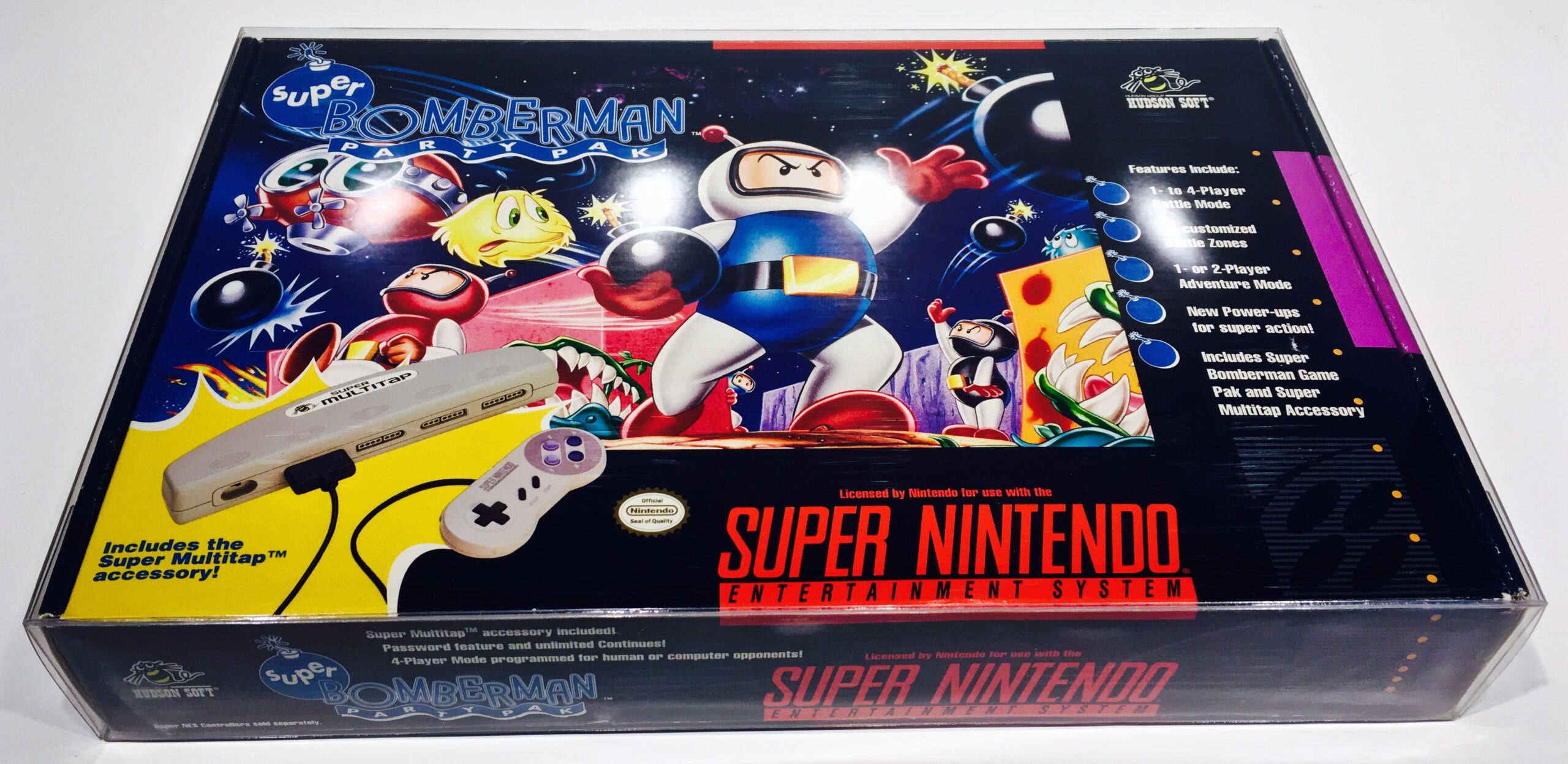 Super Nintendo Super Bomberman Box 