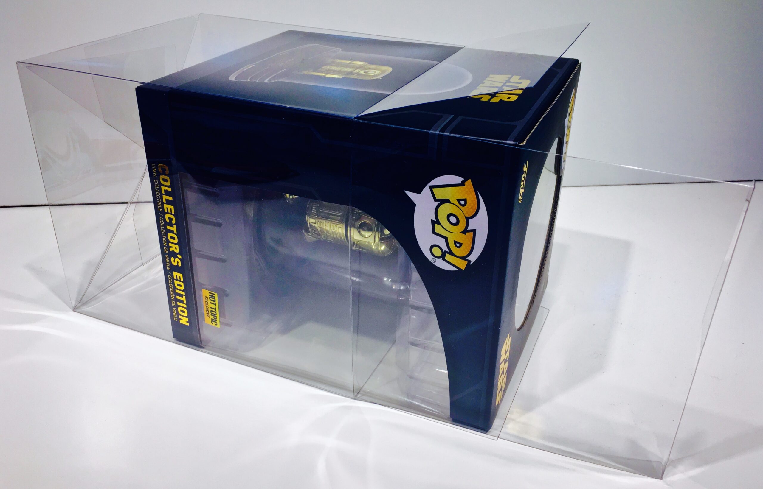 Funko Pop! Gold R2-D2 Hot Topic Box Protector – RetroProtection