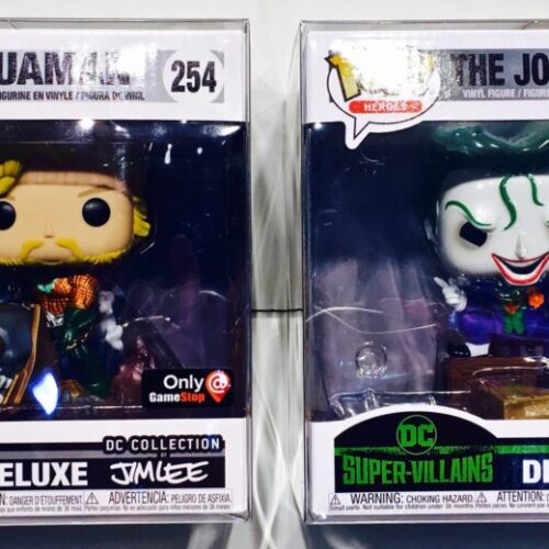 Funko Pop! Joker Hush / Aquaman / Flash Protector Jim Lee Box Protector
