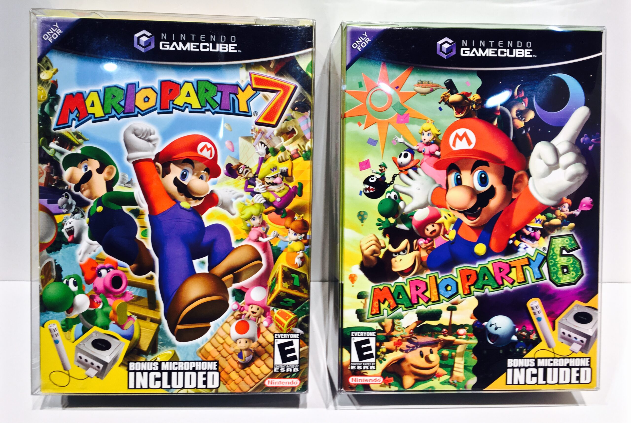 Mario Party 6 + 7 Nintendo Gamecube Box Protector NTSC Only ...