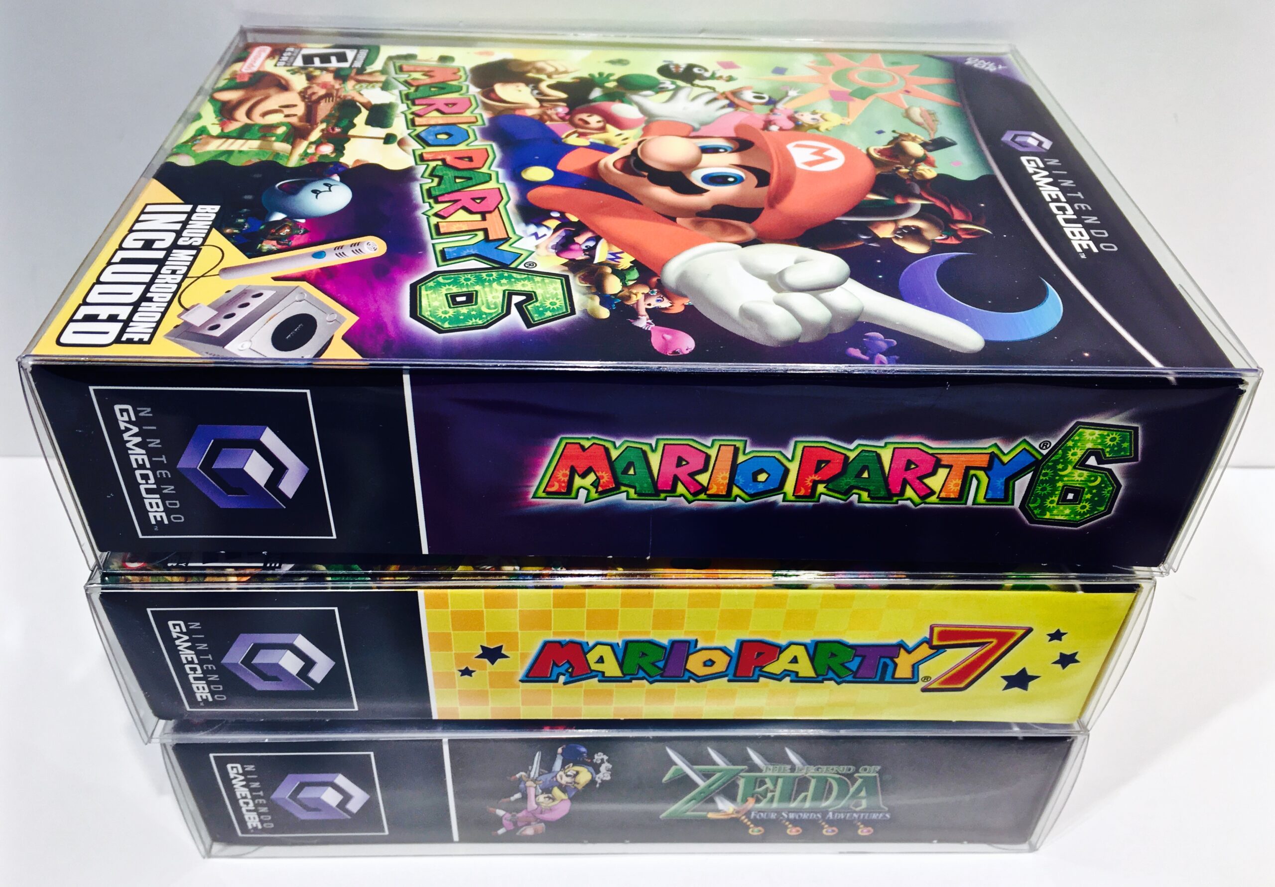 Nintendo Gamecube Mario Party 4/5/6/7 software de jogo GC conjunto de 4  testado USADO