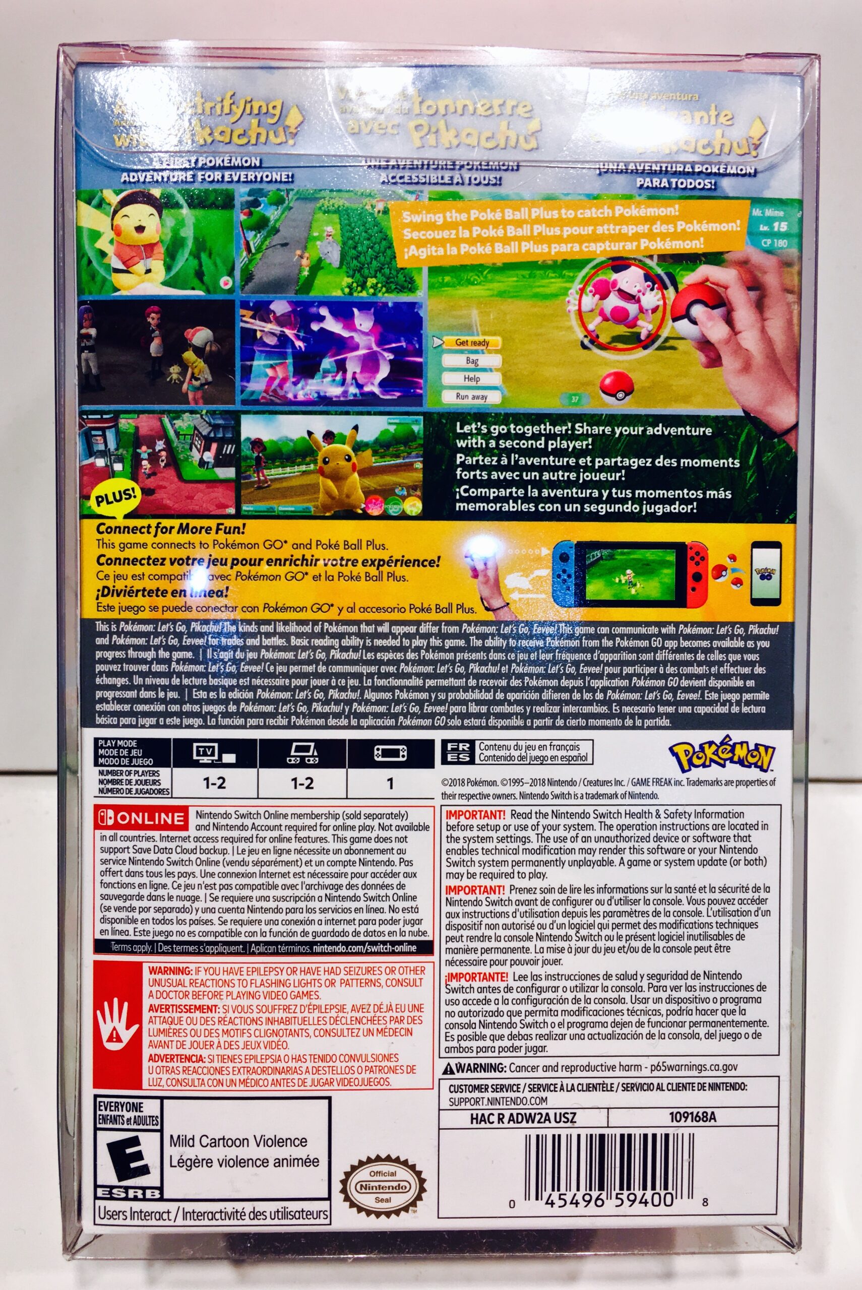 Pokemon Let’s Go Pikachu + Eevee Switch Box Protector – RetroProtection